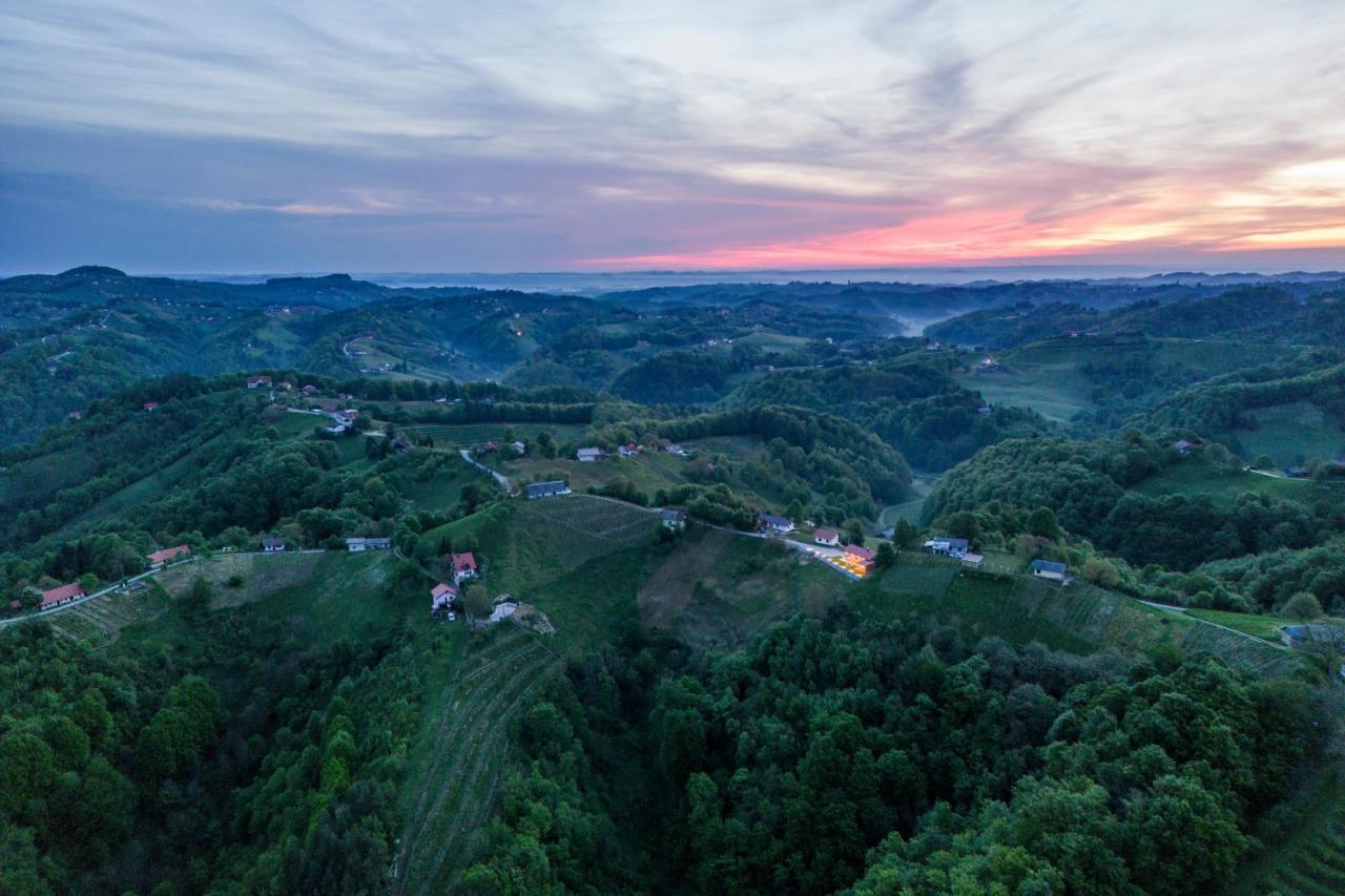 Hill Cottage Haloze Gruskovec Bagian luar foto