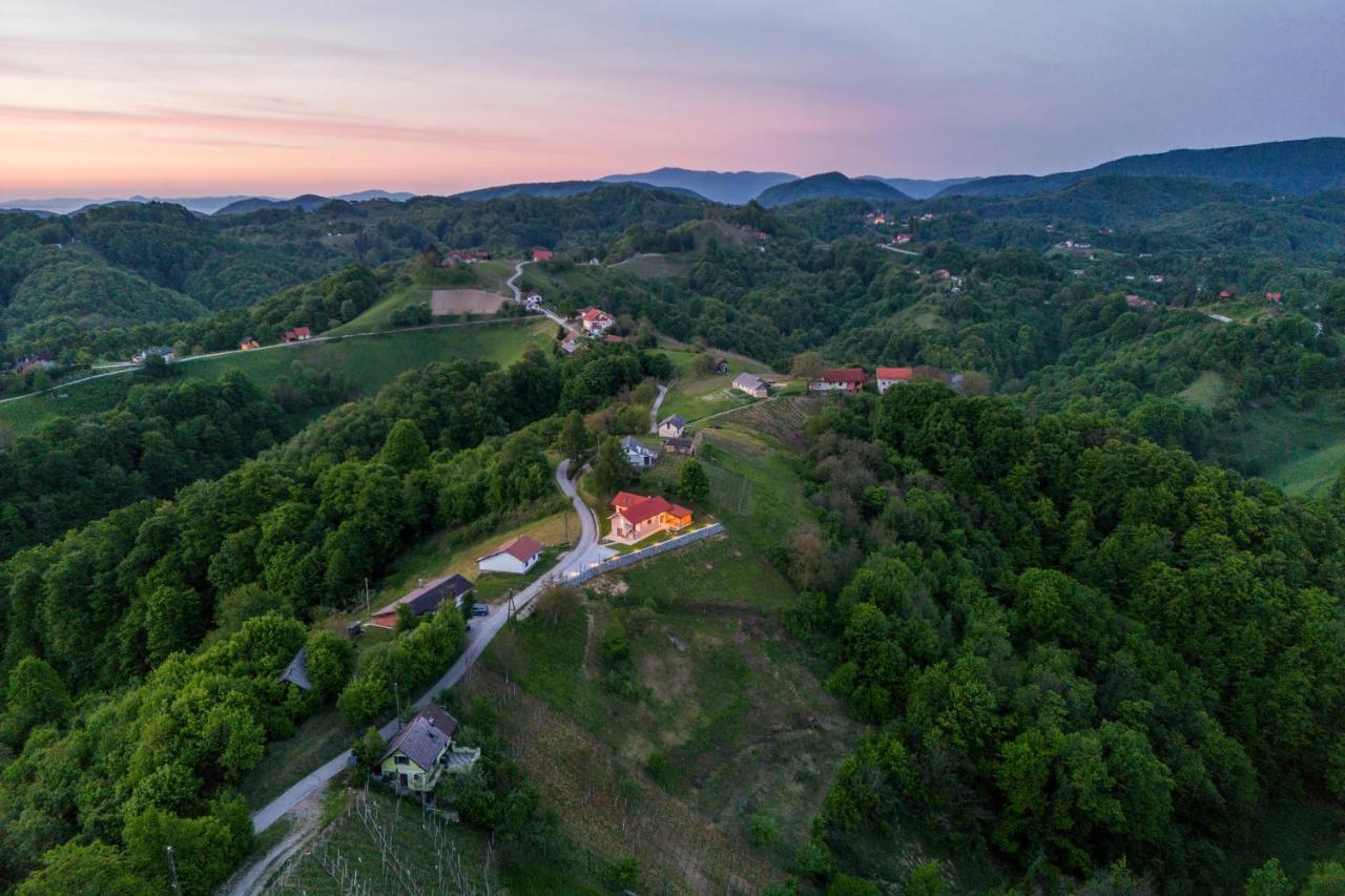 Hill Cottage Haloze Gruskovec Bagian luar foto