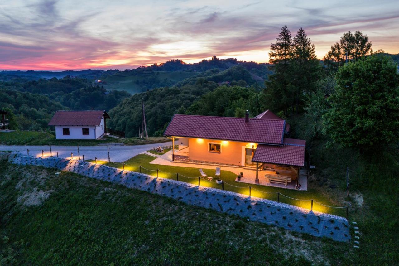Hill Cottage Haloze Gruskovec Bagian luar foto