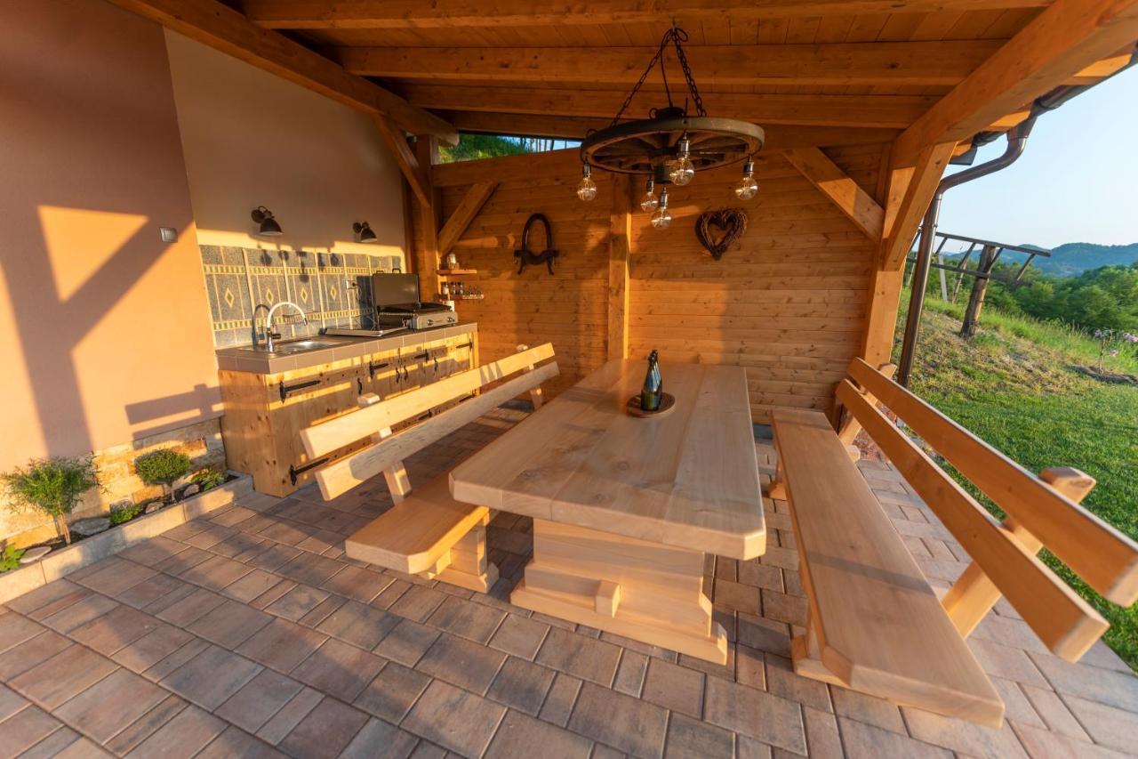 Hill Cottage Haloze Gruskovec Bagian luar foto